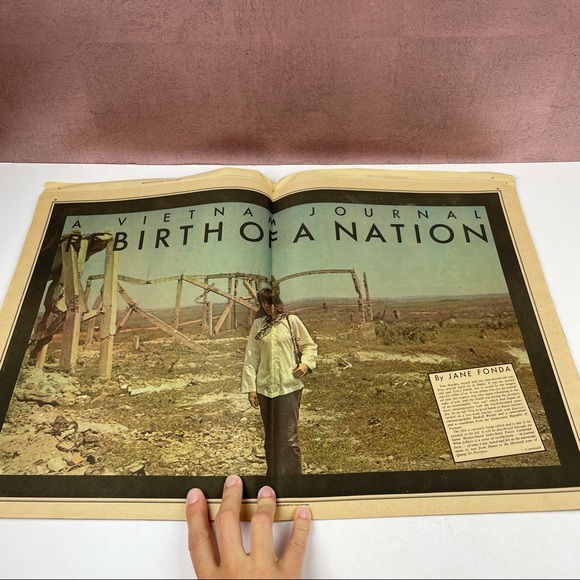 Vintage Rolling Stone Magazine Jane Fonda Ralph Gleason Vietnam July 4, 1974 - Picture 5 of 6